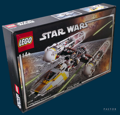 une boîte contenant un ensemble Lego Star Wars