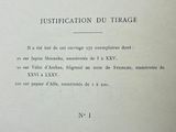 a close up of a page of a book with a picture of a clock on it