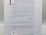 the back cover of a book with a picture of a man on a horse