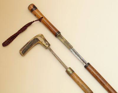 2 CANNES à système - L'une dite de géomètre - Photo 1