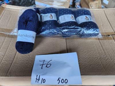 Lot de 500 écharpes Mandoline, coloris bleu marine avec des …