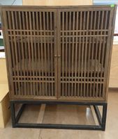 Buffet 2 portes FAZIA VICAL HOME orme massif clair et pieds … (photo 2)