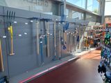 a lot of tools that are on display in the store