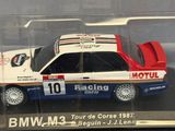 a model of a car in a clear display case