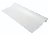a roll of white paper on a white background
