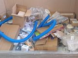 a box full of boxes and a hose in it