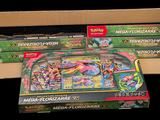 a box full of pokemon toys and a box of other toys