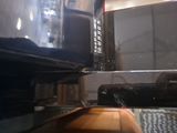 a close up of a microwave with the door open