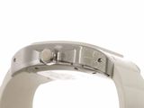 an image of a close up of a watch on a white surface