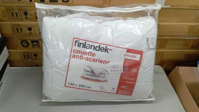 Couette chaude 140x200, 350g - Produit neuf fin de série