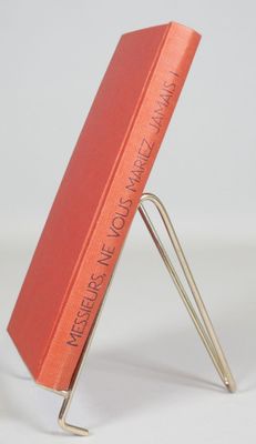 MORAN Jim. Messieurs, ne vous mariez jamais !, adapté de l'a…