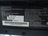 the back of a lenovo laptop computer with a sticker on it