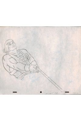 drawing of a baseball player swinging a bat at a ball