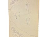 a piece of paper with a drawing of a person on it