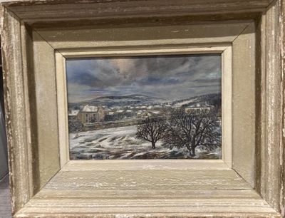 Maurice BOUILLOT (1896-1985) Paysage de neige