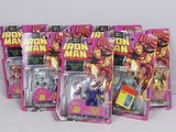 six action figures of various types of action toys in a package