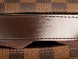 louis vuitton damier speedy bag in brown and brown