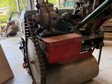 a machine that is sitting inside of a building