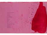 an image of a red piece of paper with a poem written on it