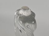 a silver ring with a stone on top of it