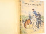 a book with a picture of a man riding a horse