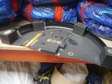 a close up of a toy train set in a box