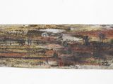 an image of a piece of cloth with a painting on it