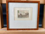 a picture of a picture of a horse drawn carriage