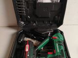 a tool kit in a plastic case on a table