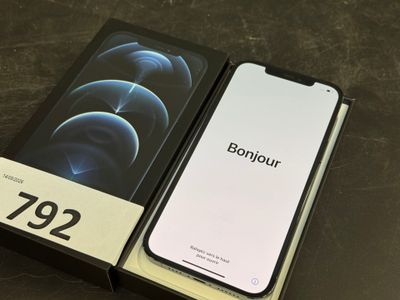 a close up of a box with a phone in it