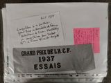 a piece of paper on top of a piece of paper with writing on it