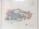 une vieille carte de la ville de New York, aux États-Unis
