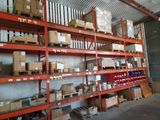 many boxes and boxes on the shelves in the warehouse