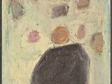 l'image d'un tableau représentant un vase contenant des fleurs