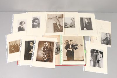 a lot of old photos of men in suits and ties