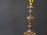 an image of a lamp that is on top of a table