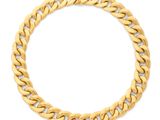 un bracelet à maillons en or de Cartier