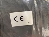 a close up of a plastic bag with a sticker on it