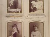 an old photo of a group of young girls in dresses