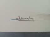 a picture of a picture of the word peace written on a piece of paper