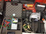 a box with a bunch of electrical equipment in it
