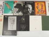 many books that are on the table together