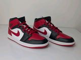 nike air jordan 1 mid gym red black white