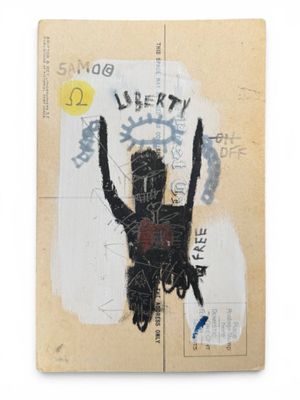 a piece of paper with a drawing of a person on it