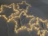 a close up of a bunch of lights on a floor