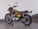 a motorcycle that is parked in a garage