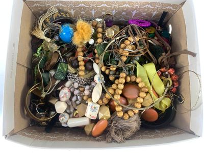 a box full of assorted items in it