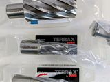four different types of spiral cutters in plastic bags on a table
