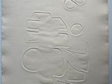 a close up of a piece of paper with a drawing on it