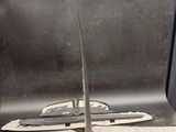 a pair of scissors sitting on top of a table
